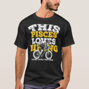 Horoskop Zodiac Sign Fisces Lieben Bike T-Shirt