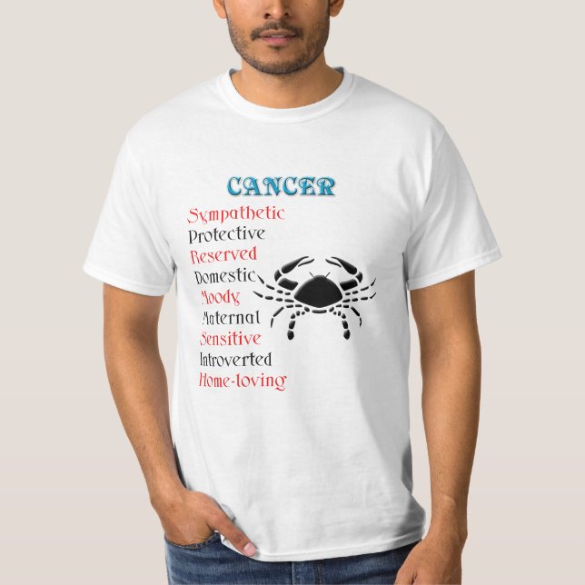 Horoskop Zodiaka-Zeichen T-Shirt (Vorderseite)