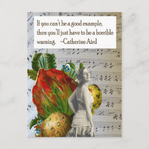 Horrible Warning Postcard Postkarte