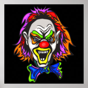 Horrid schlechter Clown Poster
