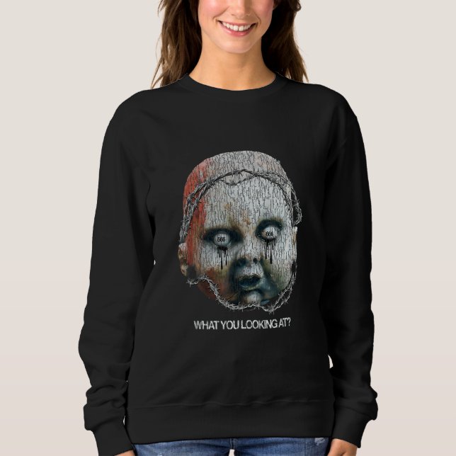Horror Aesthetic Graphic Sweatshirt (Vorderseite)