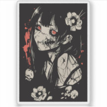 Horror-Anime-Mädchen