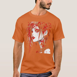 Horror Anime Mangaee Gothic Outfit Japanese Chibi  T-Shirt