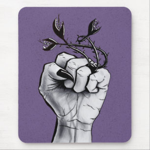 Horror Art Black Magic Ring Hand Dunkle Fantasie Mousepad