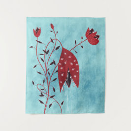 Horror Art Creepy Pflanze Wandteppich