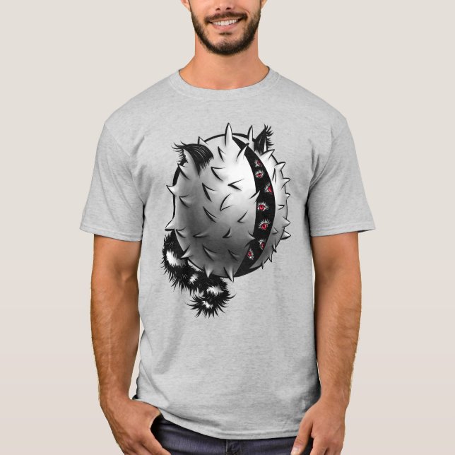 Horror Art Dark Fantasy Monster T-Shirt (Vorderseite)