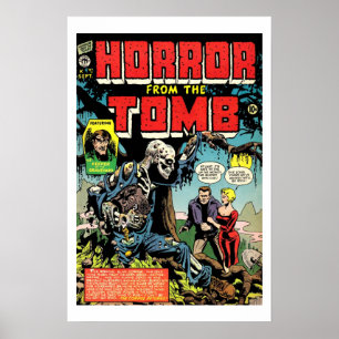 Horror aus dem Grab Vintage-Comic-Book-Cover-Poste Poster