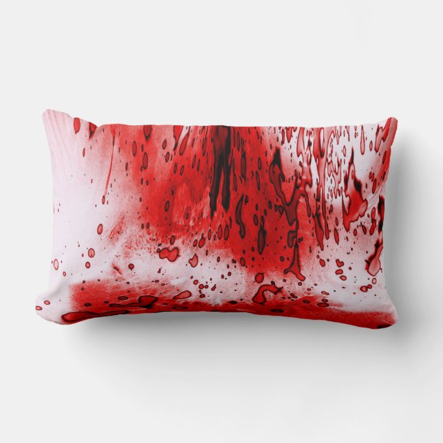Horror Beängstigend Bloody Halloween Lendenkissen (Vorderseite)