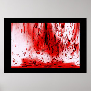 Horror Beängstigend Bloody Halloween Poster