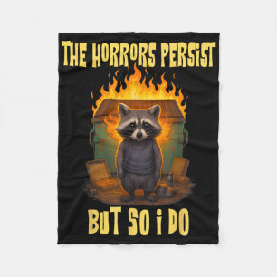 Horror bleiben, aber ich lustige Motivierend Rac Fleecedecke