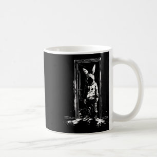 Horror Bunny Mask Man Rabbit Alt Goth Slasher Cree Kaffeetasse