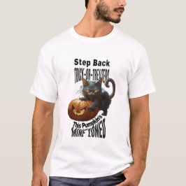 Horror Cat Beängstigend Pumpkin Halloween Trick od T-Shirt