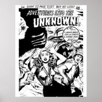 Horror Comic Buchabdeckung Retro Vintag Band 014