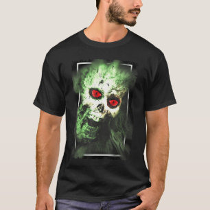 Horror-Dämon-Zombie-Satanismus-Dunkle-Kunst-Gesche T-Shirt