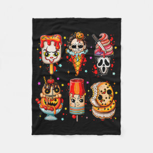 Horror Film Sommerpopsieg Halloween Eiscreme S Fleecedecke