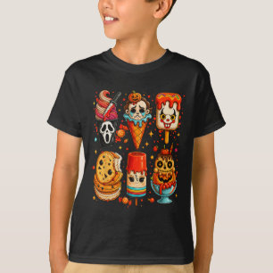 Horror Film Sommerpopsieg Halloween Eiscreme S T-Shirt