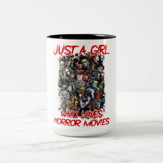 Horror Filme nur ein Mädchen, das Lieben Zweifarbige Tasse