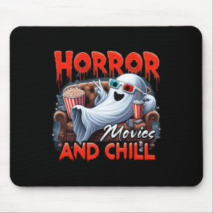 Horror-Filme und Chill Spooky Ghost Movie Liebhabe Mousepad