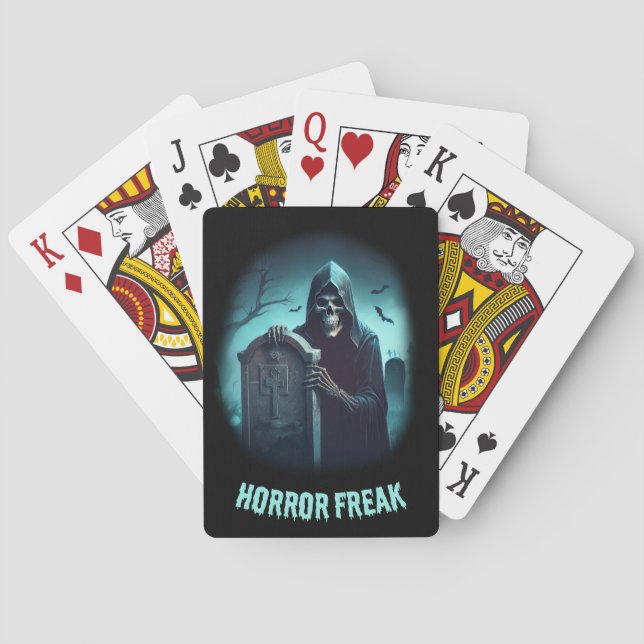 Horror Freak Sensenmann Spielkarten (Rückseite)