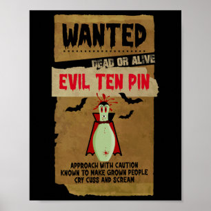 Horror Gewollt Tote oder Lebendige Böse 10 Button Poster