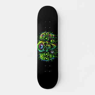 Horror Graffiti Fluoreszenz-Skulpturen Skateboard