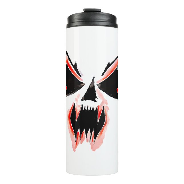 Horror Halloween Thermosbecher (Vorderseite)