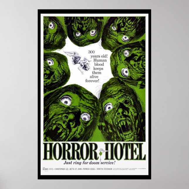 HORROR HOTEL POSTER (Vorne)