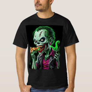 Horror Joker Zombie: Füttre mir Fleisch T-Shirt