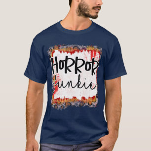 Horror-Junkie lustig süß Halloween gruseligV Film T-Shirt