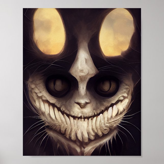 Horror Katze Poster (Vorne)