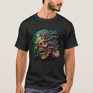 Horror Monster Nightmare Beängstigend Furchtbare H T-Shirt