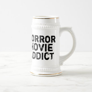 Horror Movie Addict Beer Stein Bierglas