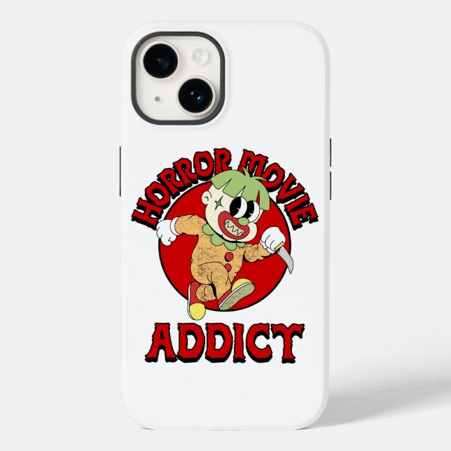 Horror Movie Addict Case-Mate iPhone 14 Hülle (Rückseite)