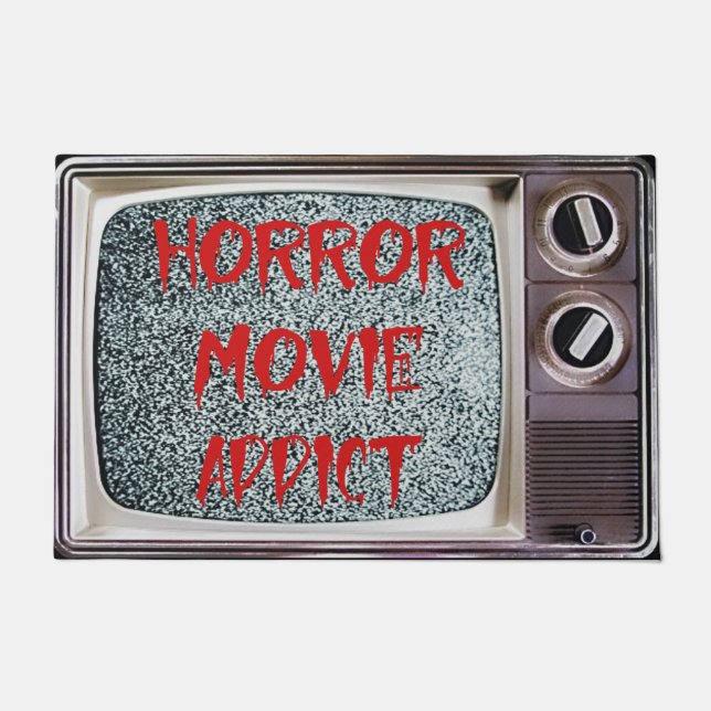 Horror Movie Addict Fußmatte (Vorderseite)