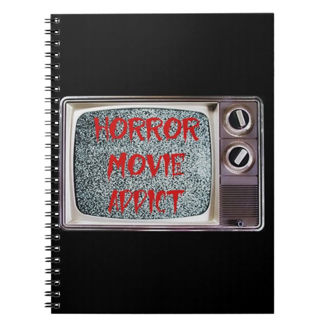 Horror Movie Addict Notizblock (Vorderseite)