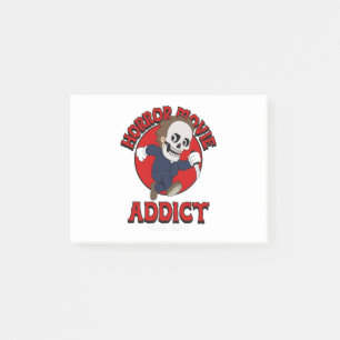 Horror Movie Addict Post-it Klebezettel