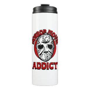 Horror Movie Addict Thermosbecher