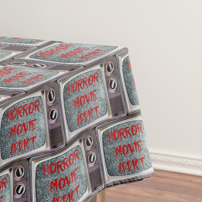 Horror Movie Addict Tischdecke (Beispiel)