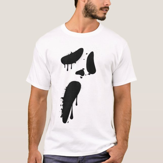 Horror Movie Blood Drip Marks T-Shirt (Vorderseite)