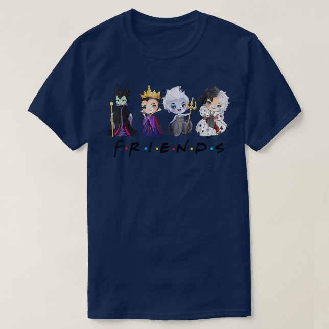 Horror Movie Chibi Halloween Familie Matching Hall T-Shirt (Design vorne)