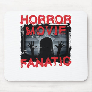 Horror Movie Fanatic Beängstigend Films Mousepad