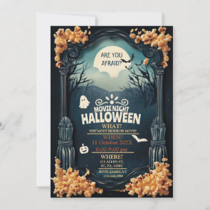 HORROR MOVIE NIGHT HALLOWEEN-PARTY EINLADUNG