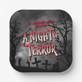 Horror Movie Poster Adult Halloween Party Invite Pappteller