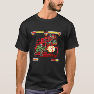 Horror Movie Videospiel Lazy Halloween Kostümspass T-Shirt