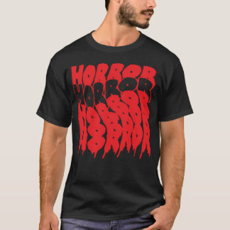 Horror Movies Lover Geschenk - Horror Wiederholter T-Shirt