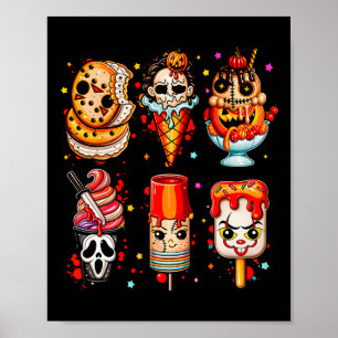 Horror Movies Sommerlicher Popsimus Halloween Eisc Poster