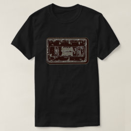 Horror Movies - Video Cassette Red Grau T-Shirt