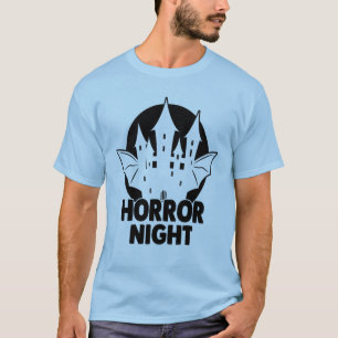 Horror Night Beängstigend House Halloween T-Shirt