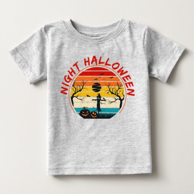 Horror Night Halloween Baby T-shirt (Vorderseite)