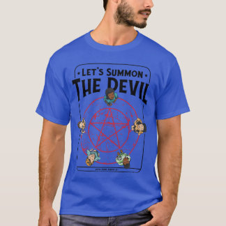 Horror Pentagram Lasst uns den Teufel beschwören Z T-Shirt